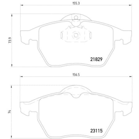 Pagid Brakes Disc Brake Pad, 355007771 355007771